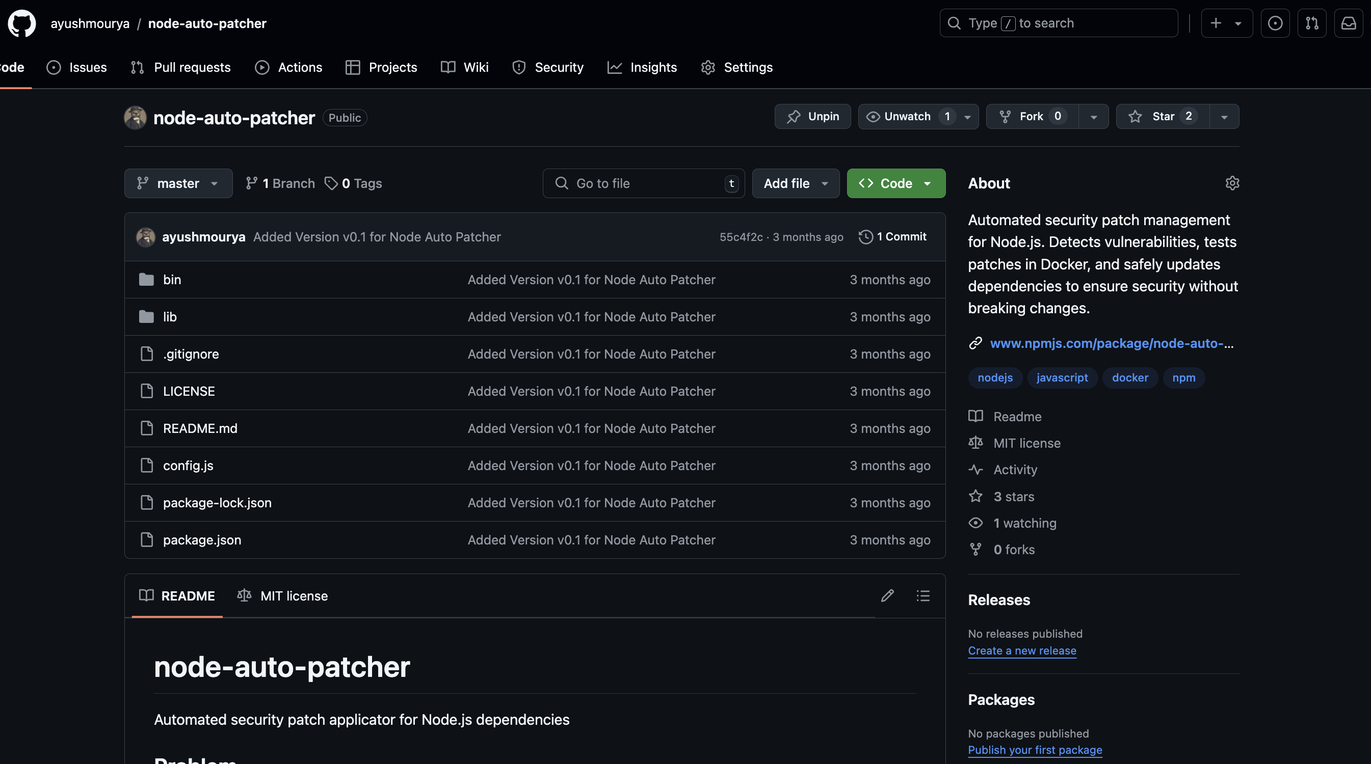 Patching workflow diagram